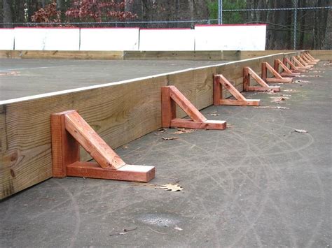 metal brackets backyard hocket|backyard ice rink parts.